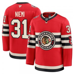 Antti Niemi Chicago Blackhawks Fanatics Premium 2025 Winter Classic Jersey (Red)
