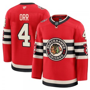 Bobby Orr Chicago Blackhawks Fanatics Premium 2025 Winter Classic Jersey (Red)