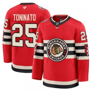 Dominic Toninato Chicago Blackhawks Fanatics Premium 2025 Winter Classic Jersey (Red)