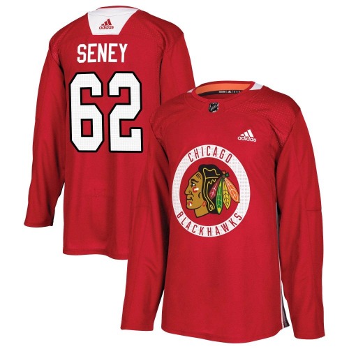 Brett Seney Chicago Blackhawks Adidas Youth Authentic Home Practice Jersey (Red)