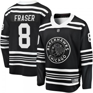 Curt Fraser Chicago Blackhawks Fanatics Branded Youth Premier Breakaway Alternate 2019/20 Jersey (Black)