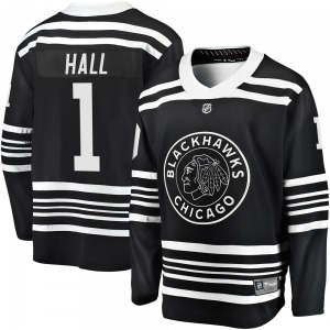 Glenn Hall Chicago Blackhawks Fanatics Branded Youth Premier Breakaway Alternate 2019/20 Jersey (Black)