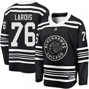 Nick Lardis Chicago Blackhawks Fanatics Branded Youth Premier Breakaway Alternate 2019/20 Jersey (Black)