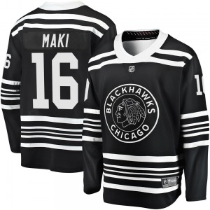 Chico Maki Chicago Blackhawks Fanatics Branded Youth Premier Breakaway Alternate 2019/20 Jersey (Black)