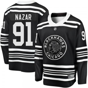 Frank Nazar Chicago Blackhawks Fanatics Branded Youth Premier Breakaway Alternate 2019/20 Jersey (Black)