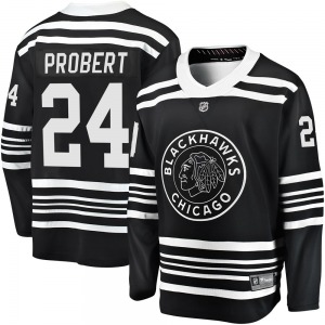 Bob Probert Chicago Blackhawks Fanatics Branded Youth Premier Breakaway Alternate 2019/20 Jersey (Black)