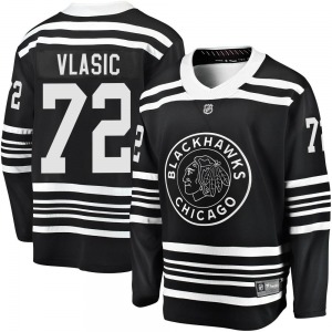 Alex Vlasic Chicago Blackhawks Fanatics Branded Youth Premier Breakaway Alternate 2019/20 Jersey (Black)