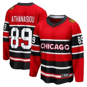 Andreas Athanasiou Chicago Blackhawks Fanatics Branded Youth Breakaway Special Edition 2.0 Jersey (Red)
