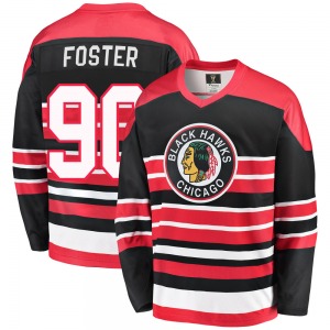 Scott Foster Chicago Blackhawks Fanatics Branded Premier Breakaway Heritage Jersey (Red/Black)