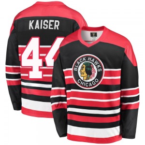 Wyatt Kaiser Chicago Blackhawks Fanatics Branded Premier Breakaway Heritage Jersey (Red/Black)