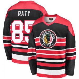 Aku Raty Chicago Blackhawks Fanatics Branded Premier Breakaway Heritage Jersey (Red/Black)