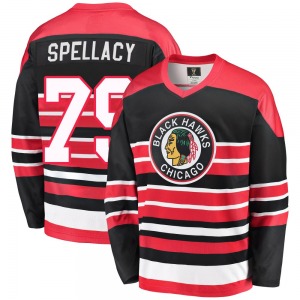 Anthony Spellacy Chicago Blackhawks Fanatics Branded Premier Breakaway Heritage Jersey (Red/Black)
