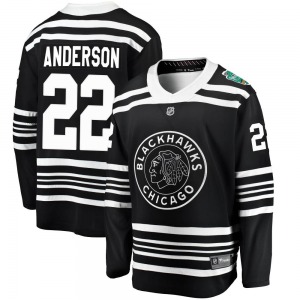 Joey Anderson Chicago Blackhawks Fanatics Branded Youth Breakaway 2019 Winter Classic Jersey (Black)