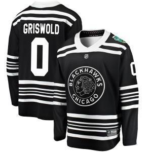 Clark Griswold Chicago Blackhawks Fanatics Branded Youth Breakaway 2019 Winter Classic Jersey (Black)