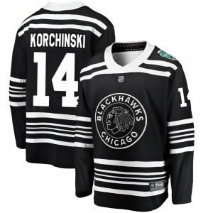 Kevin Korchinski Chicago Blackhawks Fanatics Branded Youth Breakaway 2019 Winter Classic Jersey (Black)