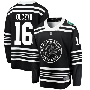 Ed Olczyk Chicago Blackhawks Fanatics Branded Youth Breakaway 2019 Winter Classic Jersey (Black)