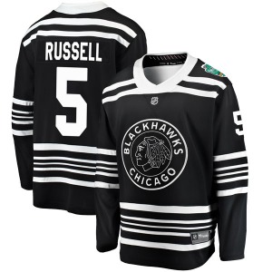 Phil Russell Chicago Blackhawks Fanatics Branded Youth Breakaway 2019 Winter Classic Jersey (Black)