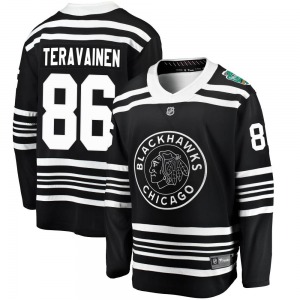 Teuvo Teravainen Chicago Blackhawks Fanatics Branded Youth Breakaway 2019 Winter Classic Jersey (Black)