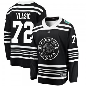 Alex Vlasic Chicago Blackhawks Fanatics Branded Youth Breakaway 2019 Winter Classic Jersey (Black)