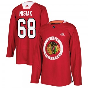 Martin Misiak Chicago Blackhawks Adidas Authentic Home Practice Jersey (Red)