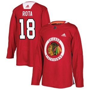 Darcy Rota Chicago Blackhawks Adidas Authentic Home Practice Jersey (Red)