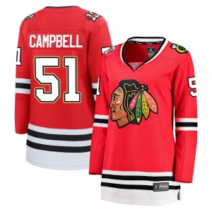 Brian Campbell Chicago Blackhawks Fanatics Women's Breakaway Centennial Jersey (Red)