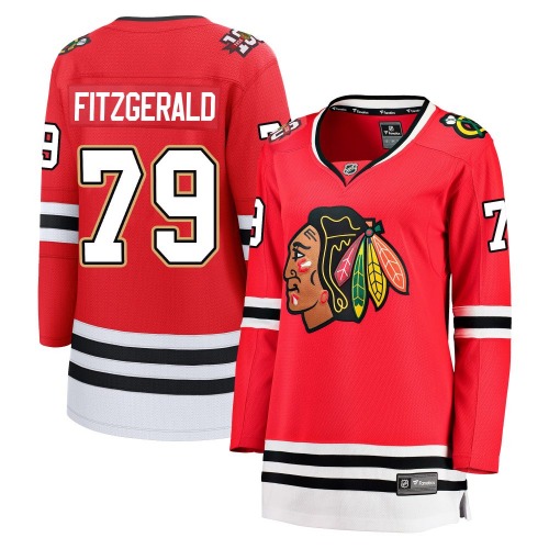 Cavan Fitzgerald Chicago Blackhawks Fanatics Women's Breakaway Centennial Jersey (Red)
