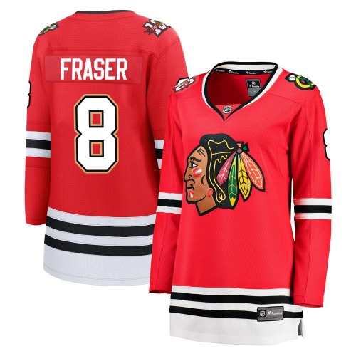 Curt Fraser Chicago Blackhawks Fanatics Women's Breakaway Centennial Jersey (Red)