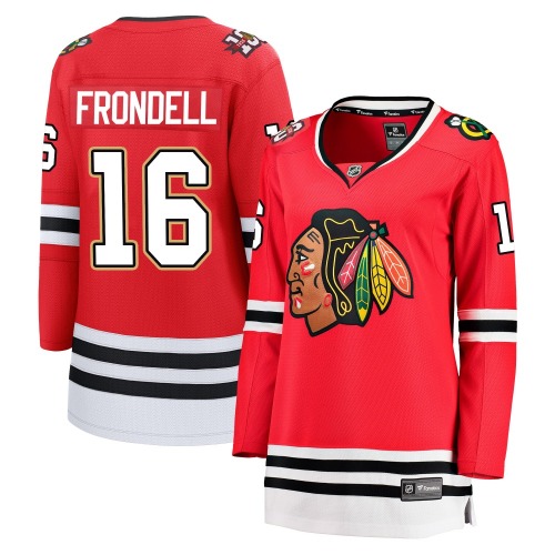 Anton Frondell Chicago Blackhawks Fanatics Women's Breakaway Centennial Jersey (Red)