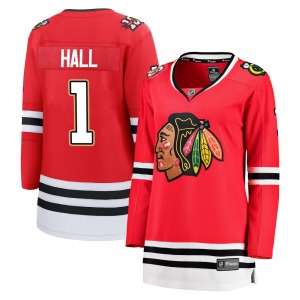 Glenn Hall Chicago Blackhawks Fanatics Women's Breakaway Centennial Jersey (Red)