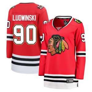 Paul Ludwinski Chicago Blackhawks Fanatics Women's Breakaway Centennial Jersey (Red)