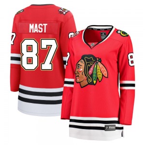 Ryan Mast Chicago Blackhawks Fanatics Women's Breakaway Centennial Jersey (Red)