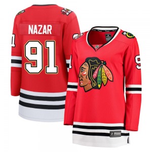 Frank Nazar Chicago Blackhawks Fanatics Women's Breakaway Centennial Jersey (Red)