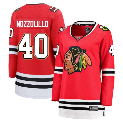 Dave Nozzolillo Chicago Blackhawks Fanatics Women's Breakaway Centennial Jersey (Red)