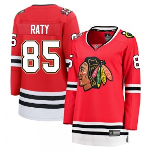 Aku Raty Chicago Blackhawks Fanatics Women's Breakaway Centennial Jersey (Red)