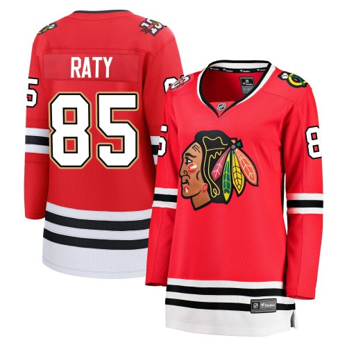 Aku Raty Chicago Blackhawks Fanatics Women's Breakaway Centennial Jersey (Red)