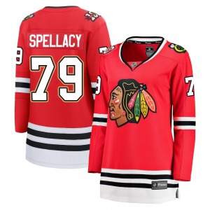 Anthony Spellacy Chicago Blackhawks Fanatics Women's Breakaway Centennial Jersey (Red)