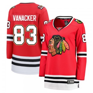 Marek Vanacker Chicago Blackhawks Fanatics Women's Breakaway Centennial Jersey (Red)