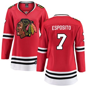 Phil Esposito Chicago Blackhawks Fanatics Branded Women's Breakaway Home Jersey (Red)