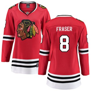 Curt Fraser Chicago Blackhawks Fanatics Branded Women's Breakaway Home Jersey (Red)