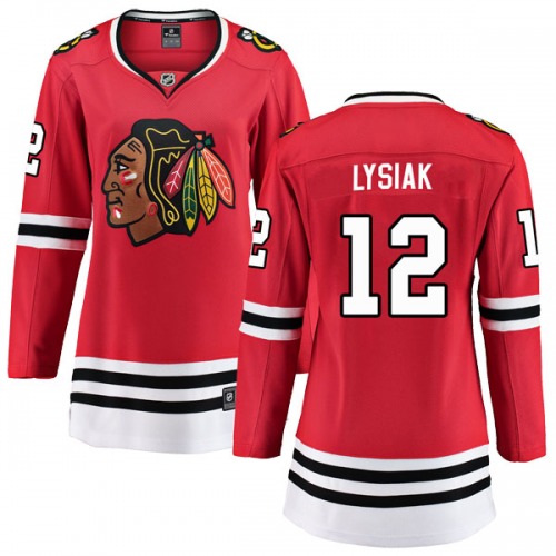 Tom Lysiak Chicago Blackhawks Fanatics Branded Women's Breakaway Home Jersey (Red)