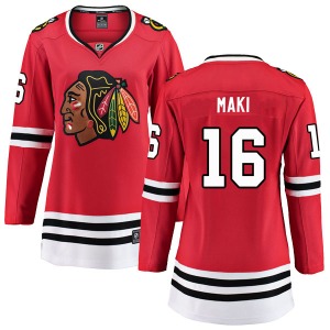 Chico Maki Chicago Blackhawks Fanatics Branded Women's Breakaway Home Jersey (Red)