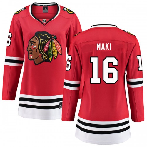 Chico Maki Chicago Blackhawks Fanatics Branded Women's Breakaway Home Jersey (Red)