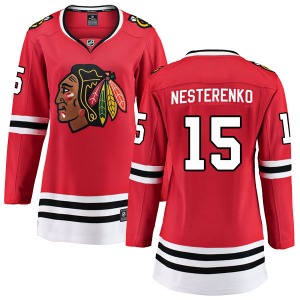 Eric Nesterenko Chicago Blackhawks Fanatics Branded Women's Breakaway Home Jersey (Red)