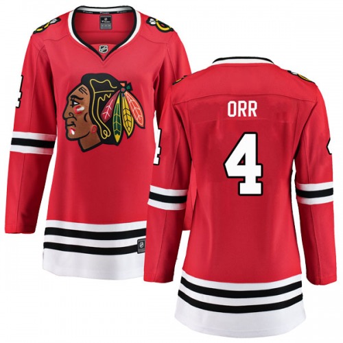 Bobby Orr Chicago Blackhawks Fanatics Branded Women's Breakaway Home Jersey (Red)