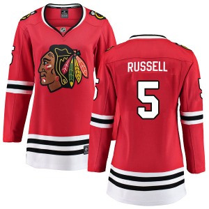 Phil Russell Chicago Blackhawks Fanatics Branded Women's Breakaway Home Jersey (Red)