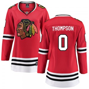 Aidan Thompson Chicago Blackhawks Fanatics Branded Women's Breakaway Home Jersey (Red)