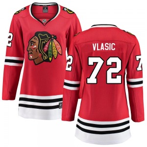 Alex Vlasic Chicago Blackhawks Fanatics Branded Women's Breakaway Home Jersey (Red)