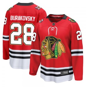 Andre Burakovsky Chicago Blackhawks Fanatics Breakaway Centennial Jersey (Red)