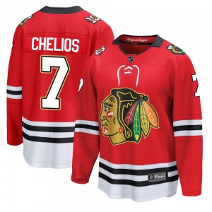Chris Chelios Chicago Blackhawks Fanatics Breakaway Centennial Jersey (Red)